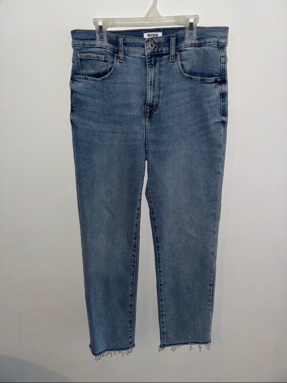 Kensie woman’s Light Blue Slim Straight Jeans